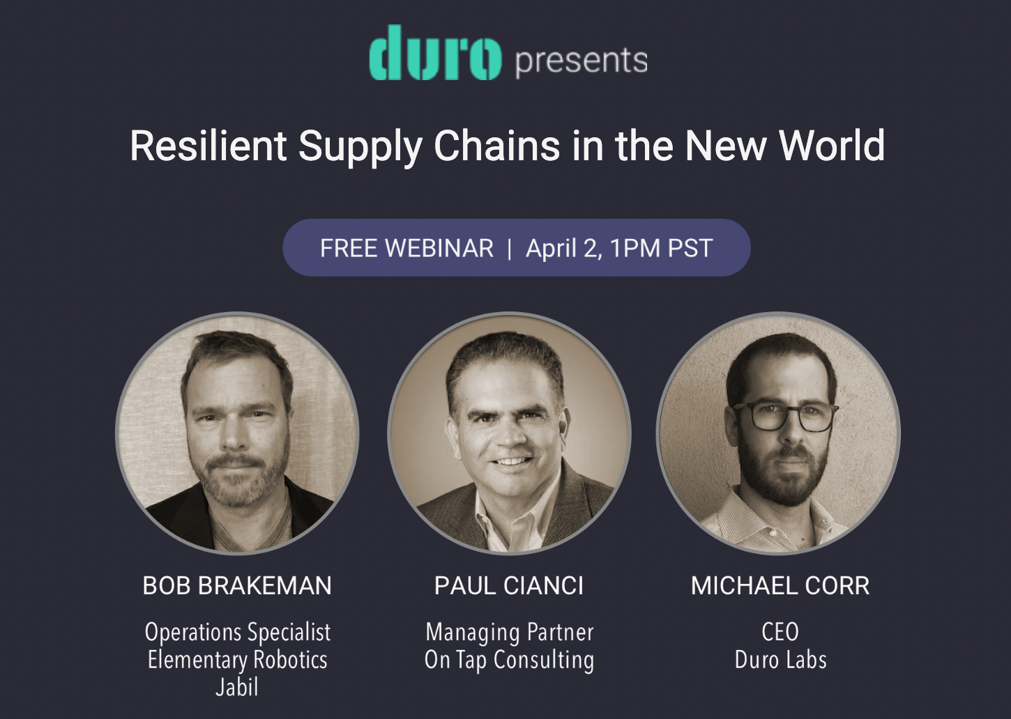 Resilient Supply Chains