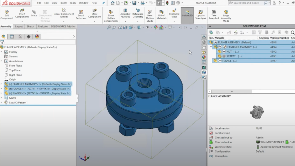 Duro PLM add-in for SolidWorks